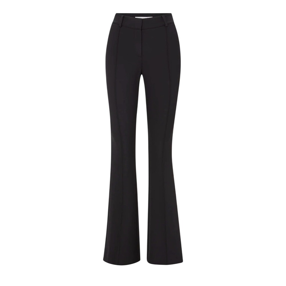 Veronica Beard Black Flared Tailored Pants sz 10